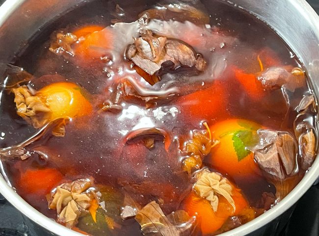 Eier kochen Zwiebelschale Eier kochen Zwiebelschale