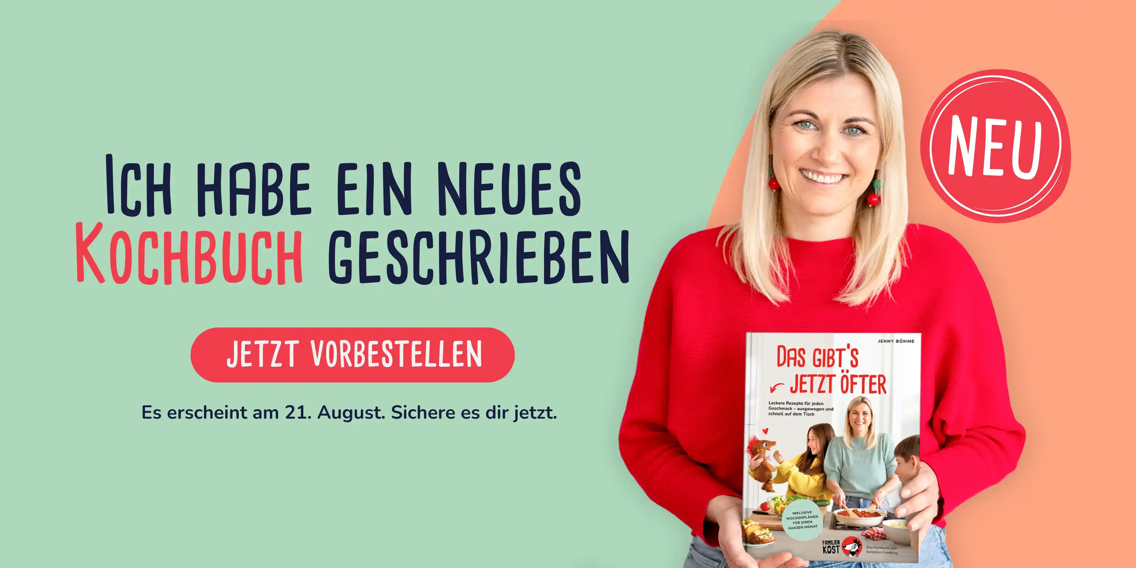 Neues Kochbuch von Jenny Böhme
