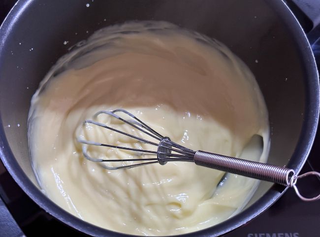 Rhabarberkuchen Pudding Rhabarberkuchen Pudding