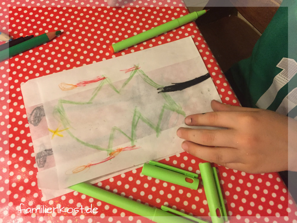 Adventskalender mit Kindern basteln
