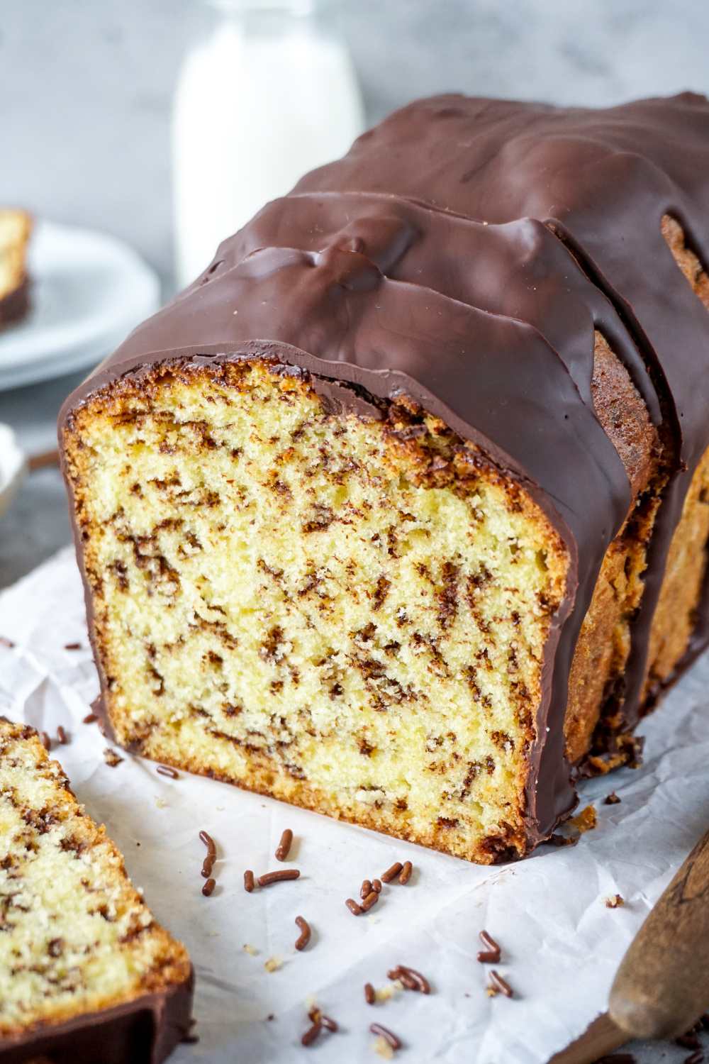 Ameisenkuchen mit Schokostreuseln