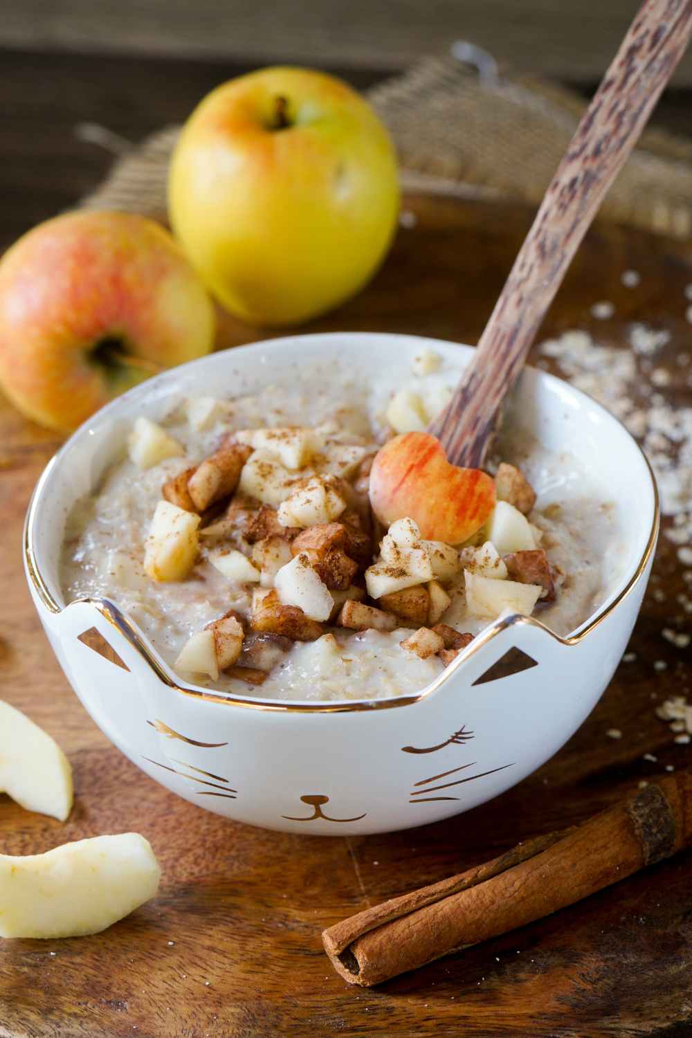 Apfel Zimt Porridge Rezept