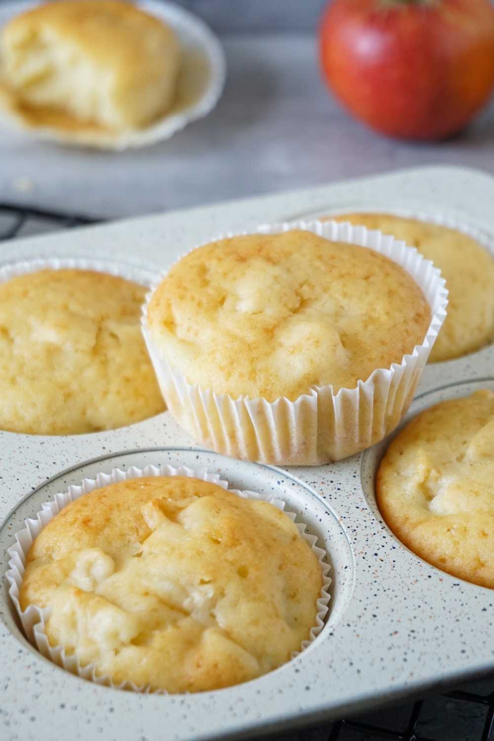 Apfelmuffins für Kinder & Familie Apfelmuffins für Kinder & Familie