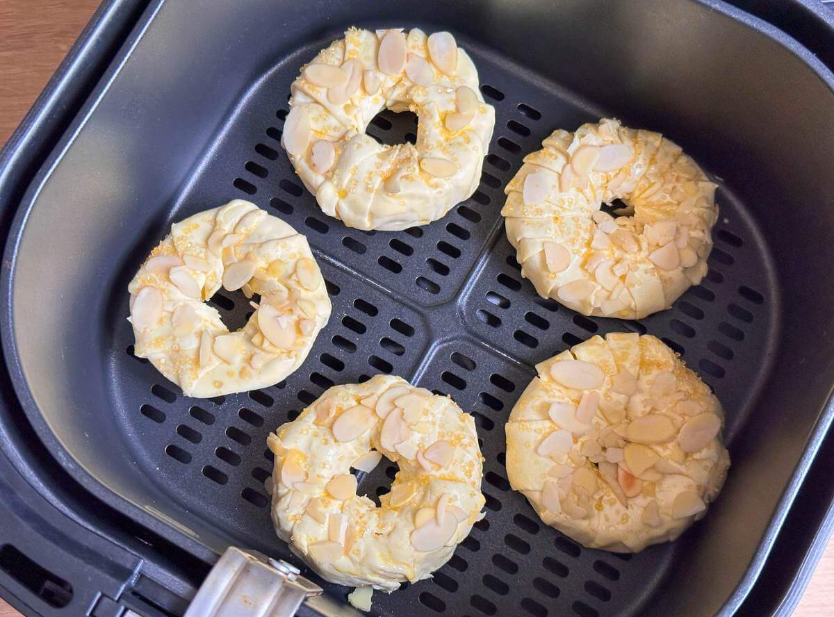 Apfelringe Bl&auml;tterteig Airfryer