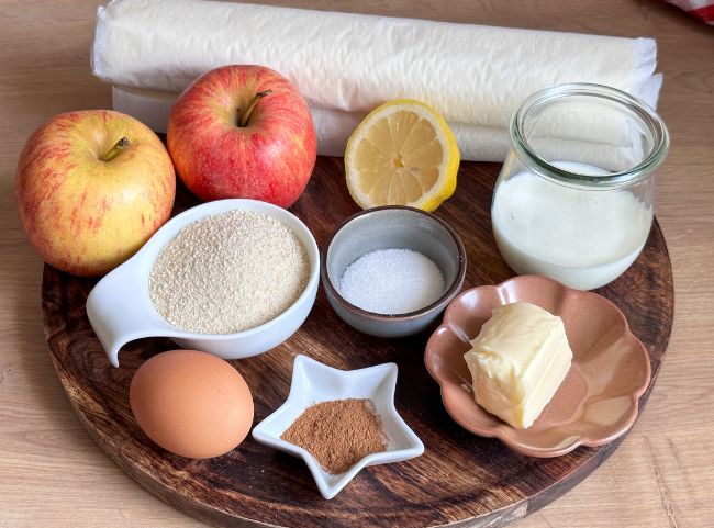 Apfelstrudel Bl&auml;tterteig Rezept