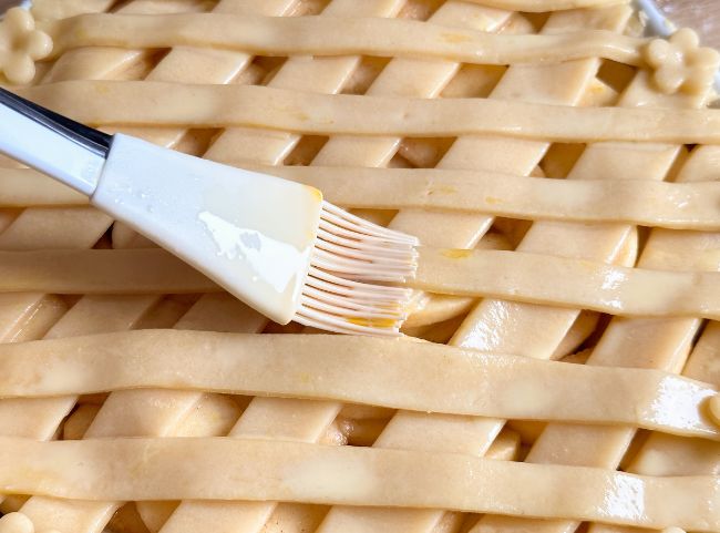 Apple Pie einstreichen Apple Pie einstreichen