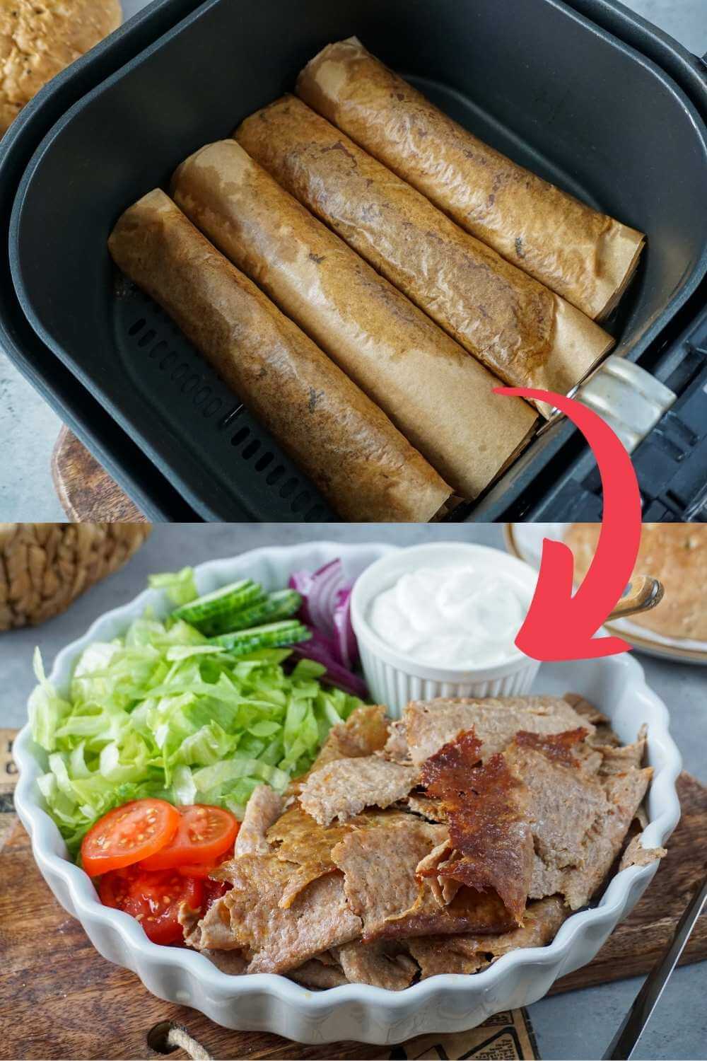 Backpapier-Döner aus der Heißluftfritteuse - Lohnt sich der Hype? Backpapier-Döner aus der Heißluftfritteuse - Lohnt sich der Hype?