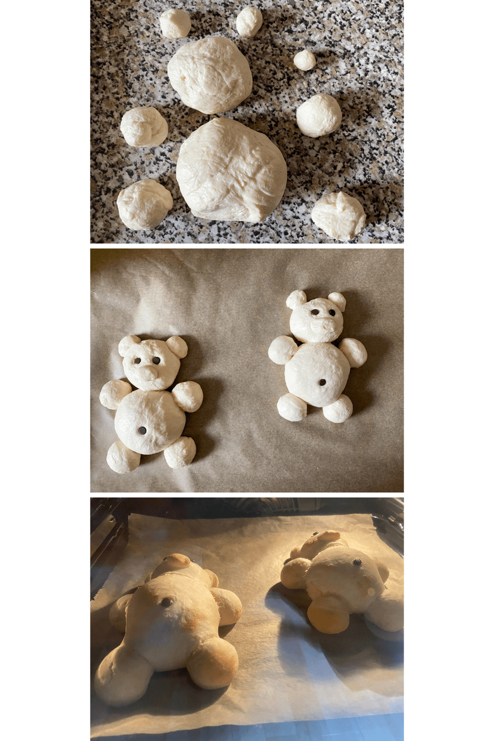 B&auml;renbr&ouml;tchen f&uuml;r Kinder backenl