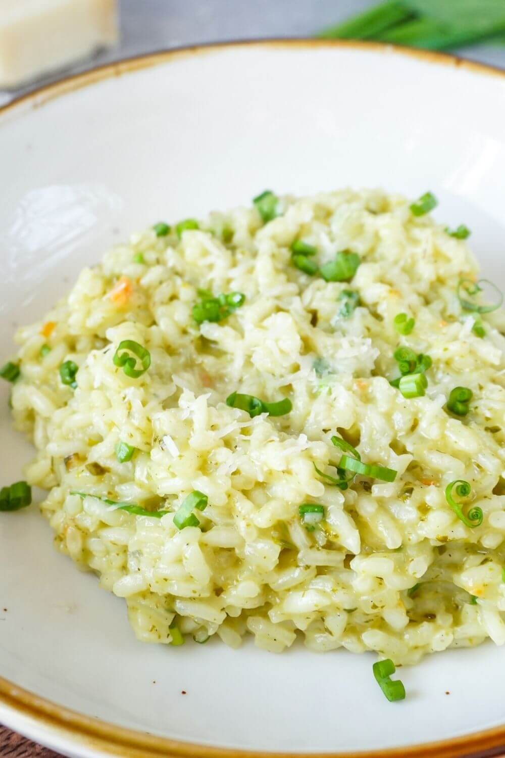 Bärlauch-Risotto - einfach wunderbar cremig Bärlauch-Risotto - einfach wunderbar cremig