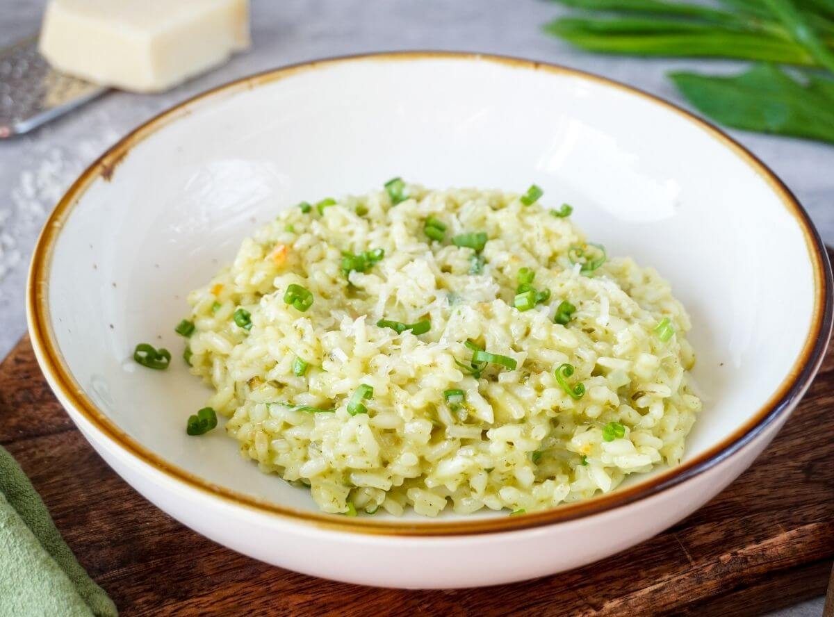 Bärlauch-Risotto - einfach wunderbar cremig