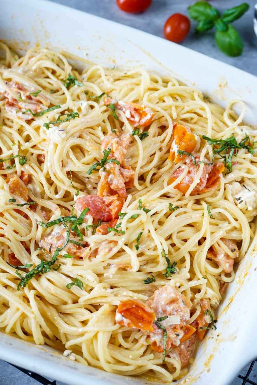 Baked Feta Pasta – so einfach, so lecker Baked Feta Pasta – so einfach, so lecker