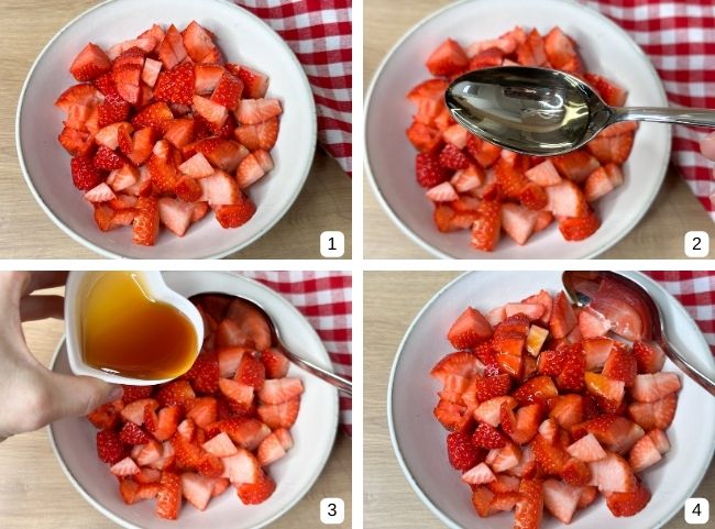 Balsamico Erdbeeren marinieren Balsamico Erdbeeren marinieren