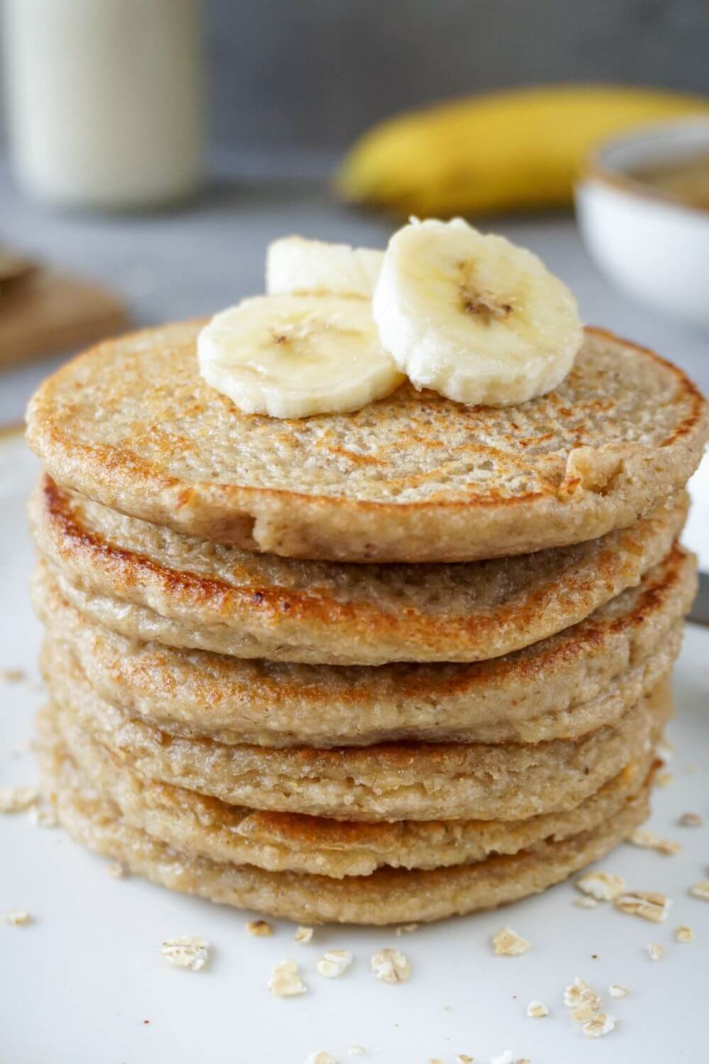 Haferflocken Pancakes ohne Mehl