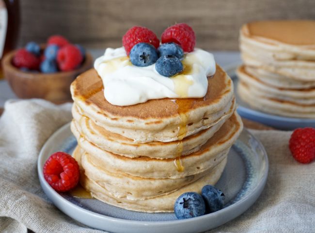 Bananen-Pancakes Joghurt Bananen-Pancakes Joghurt