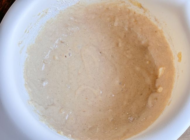 Bananen-Pancakes Teig cremig Bananen-Pancakes Teig cremig