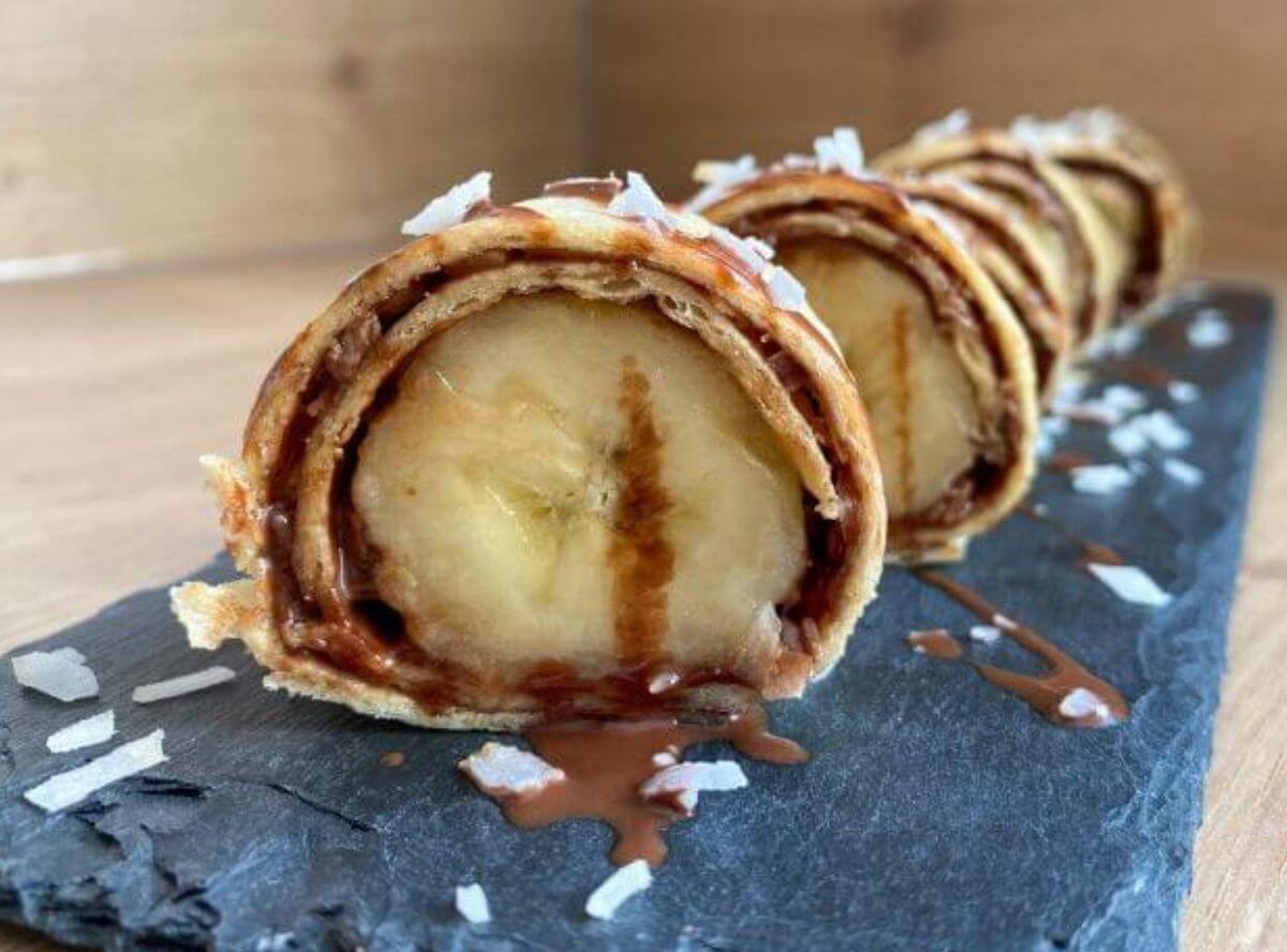 Bananen-Sushi