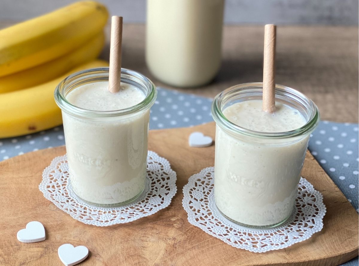 Bananenmilch Rezept – schnell, gesund und ohne Zucker