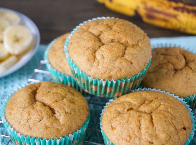 Bananenmuffins ohne Zucker Bananenmuffins ohne Zucker