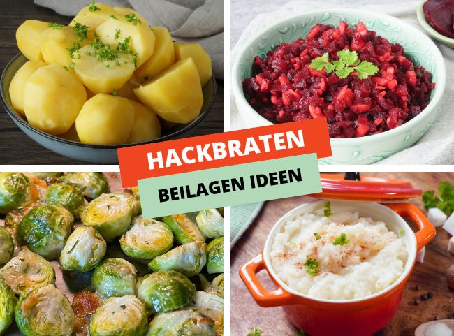 Passende Beilagen f&uuml;r Hackbraten