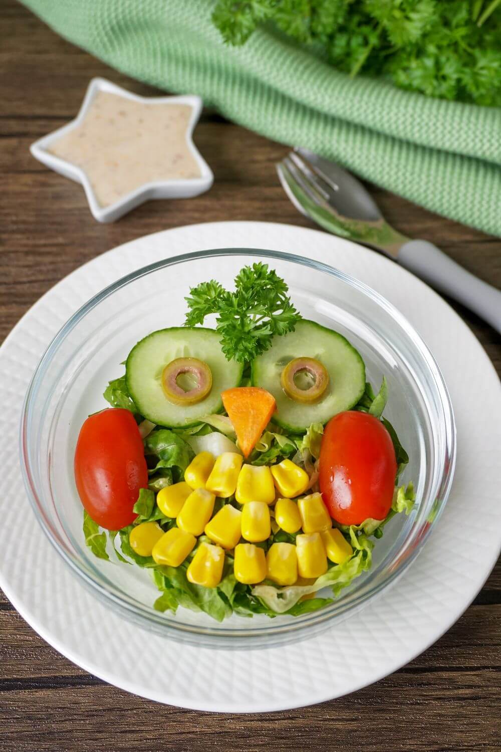 Salat als Beilage f&uuml;r Kinder