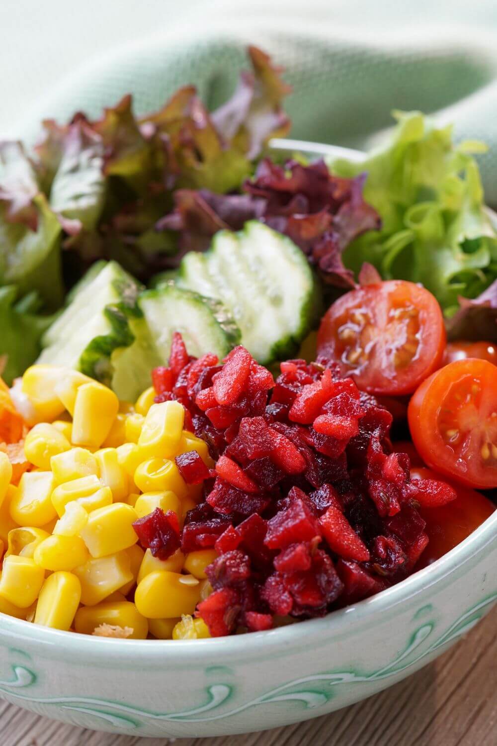 Beilagensalat wie im Restaurant