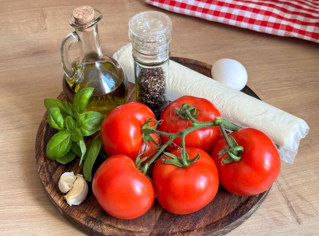 Bl&auml;tterteig mit Tomaten Rezept