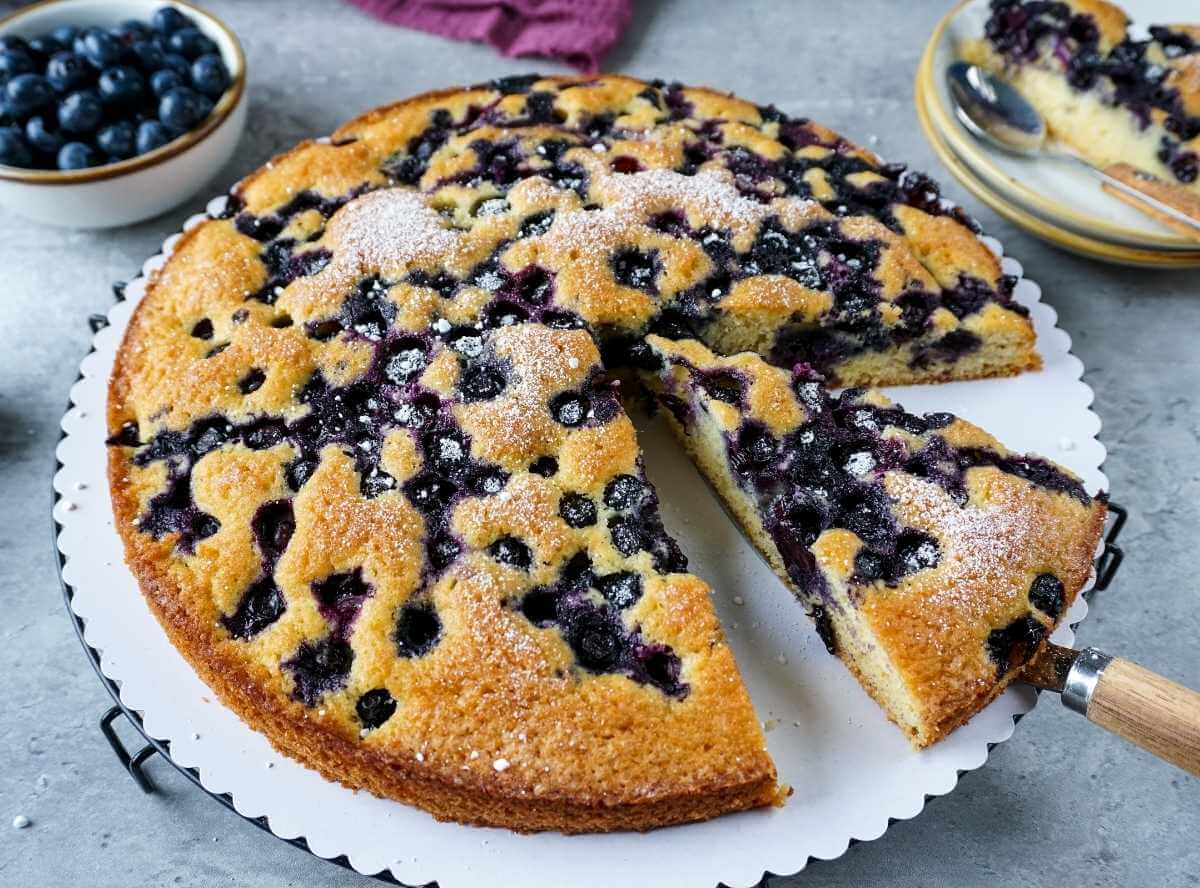 Blaubeerkuchen – rasend schnelles Rezept
