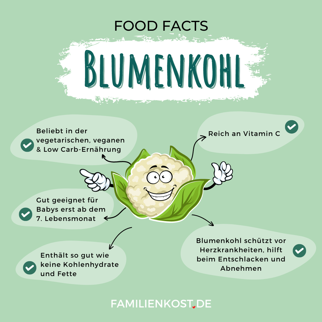 Blumenkohl ist gesund f&uuml;r Kinder