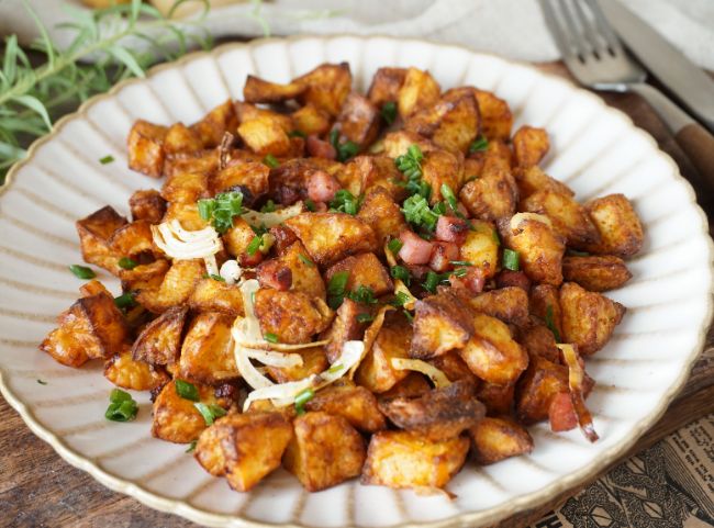 Bratkartoffeln aus der Hei&szlig;luftfritteuse