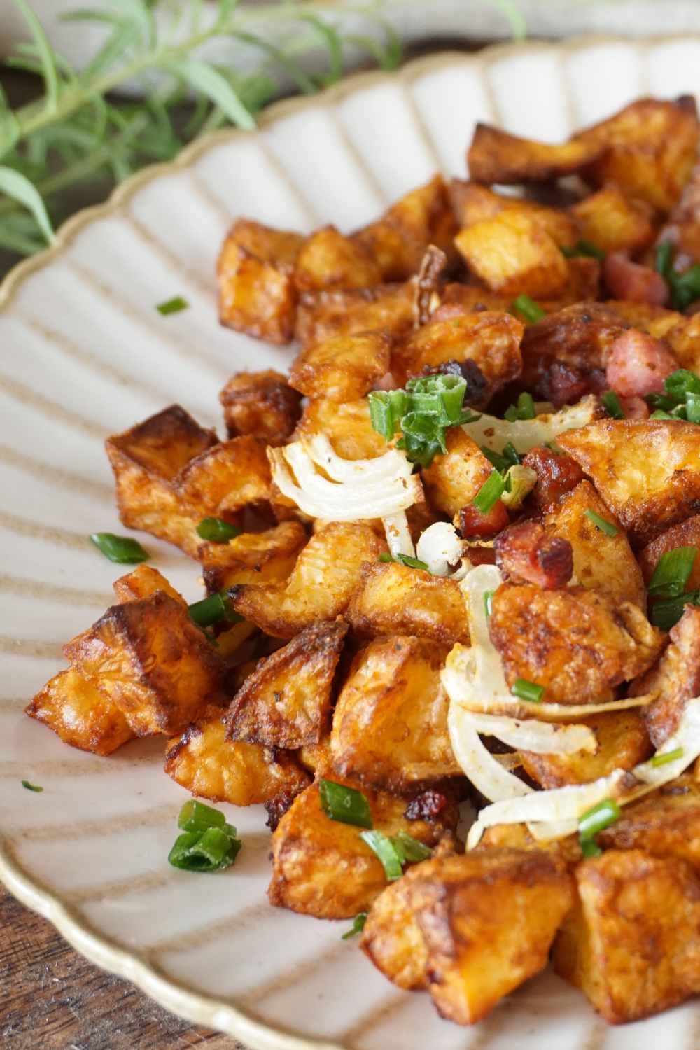 Bratkartoffeln in der Heißluftfritteuse Bratkartoffeln in der Heißluftfritteuse