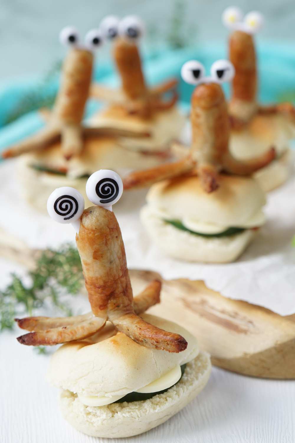 Bratwurst Br&ouml;tchen Kindergeburtstag