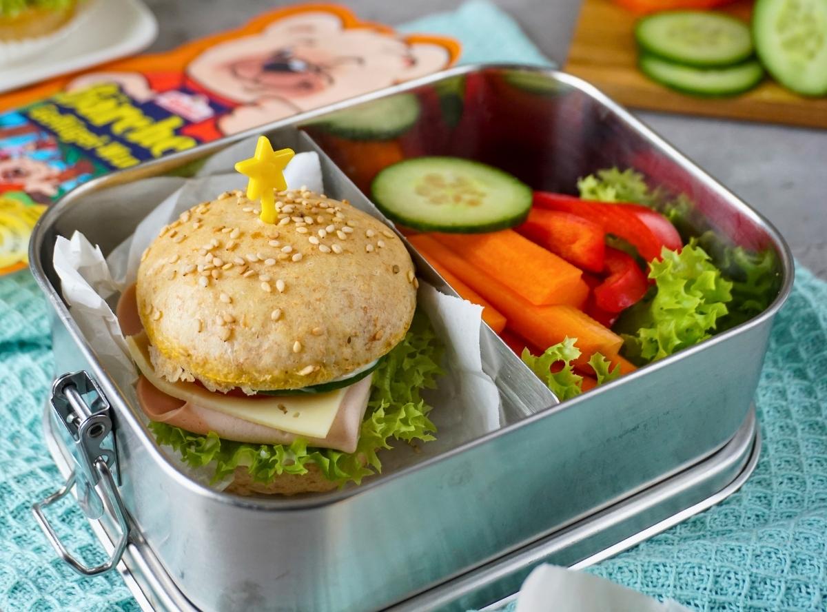 Brotdosen Burger mit Bärchen-Wurst