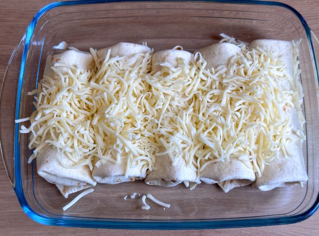 Burritos überbacken Burritos überbacken