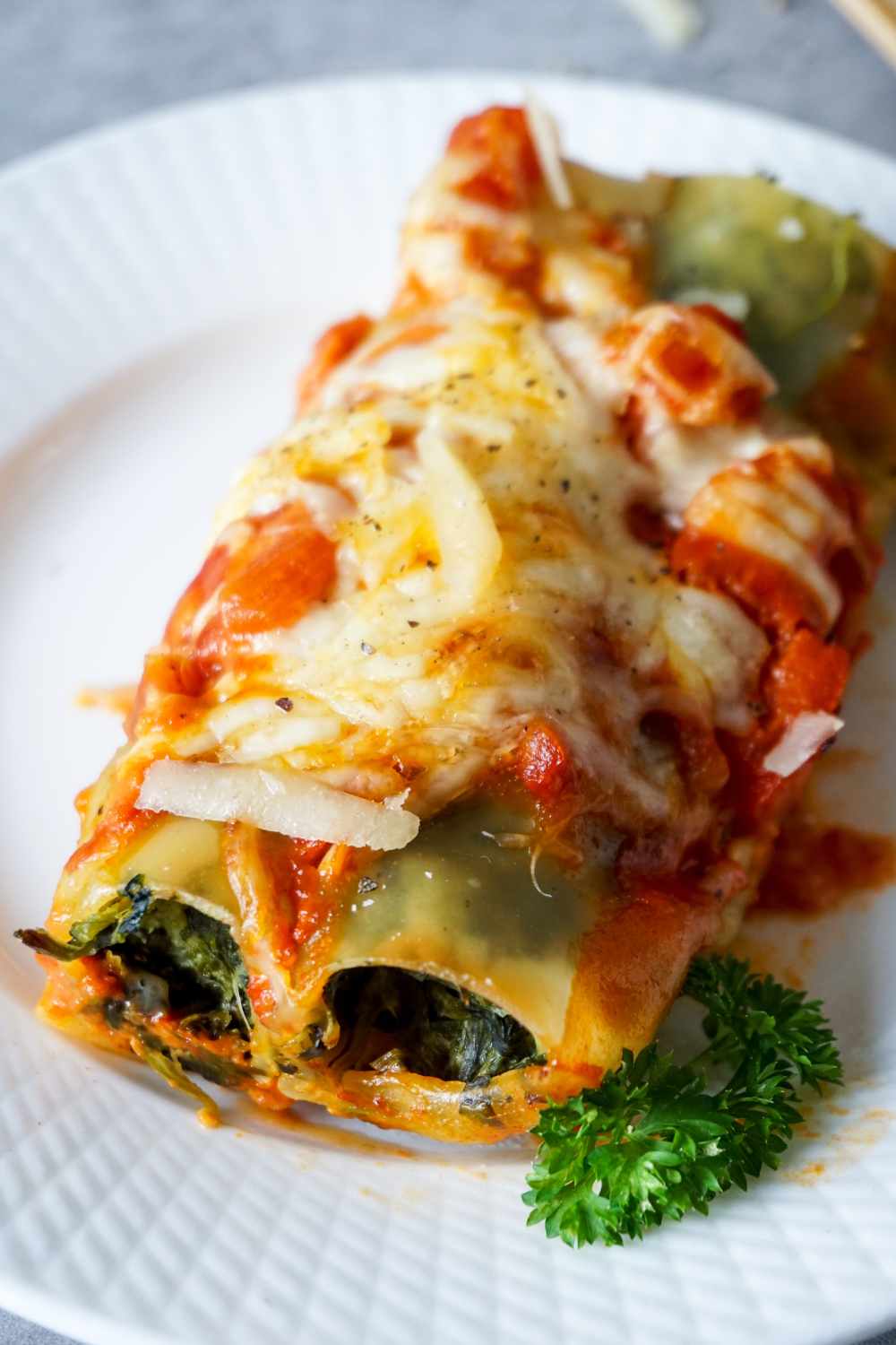 Cannelloni mit Spinat Cannelloni mit Spinat