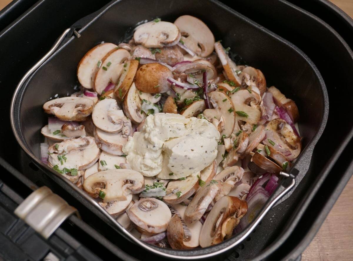Champignon Pasta Airfryer