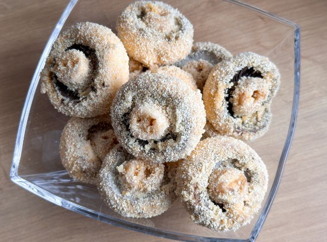 Champignons panieren Airfryer Champignons panieren Airfryer