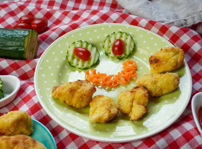 Chicken Nuggets Hei&szlig;luftfritteuse Kinder