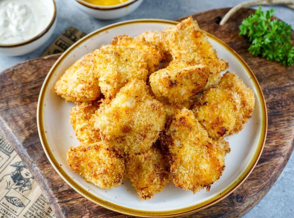 Knusprige Chicken Nuggets aus der Heißluftfritteuse