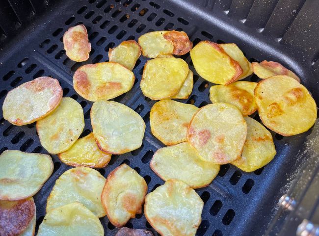 Chips selber machen Hei&szlig;luftfritteuse
