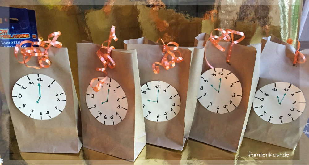 Countdown Bags f&uuml;r die Silvester-Party