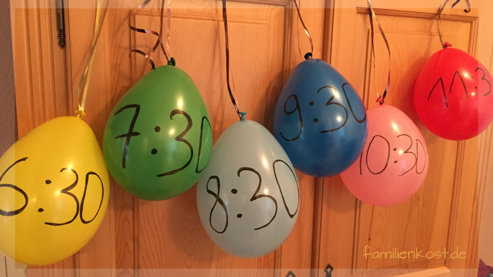 Countdown Luftballons f&uuml;r die Silvester-Party