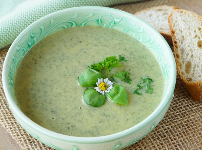 Cremige Kräutersuppe Cremige Kräutersuppe