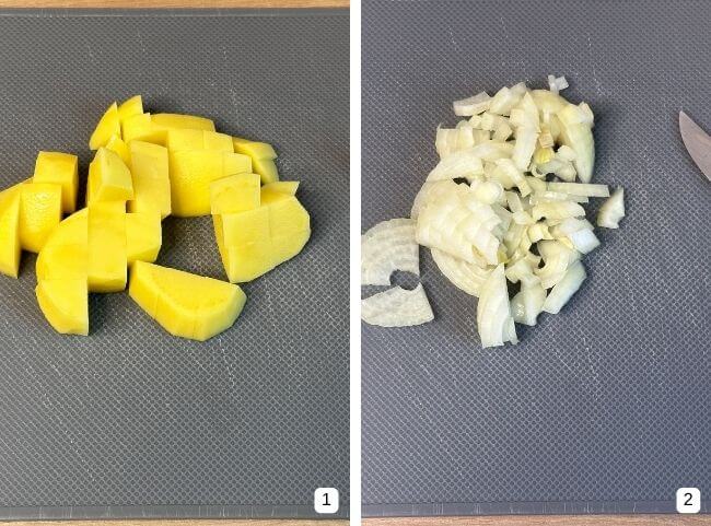 Cremige Knoblauchsuppe - Kartoffel Cremige Knoblauchsuppe - Kartoffel