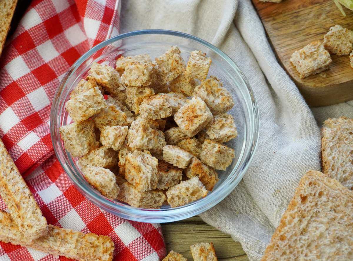 Croutons selber machen Croutons selber machen