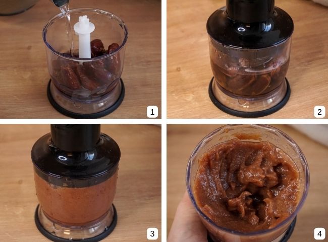 Dattelmus für Dattelbrötchen machen Dattelmus für Dattelbrötchen machen