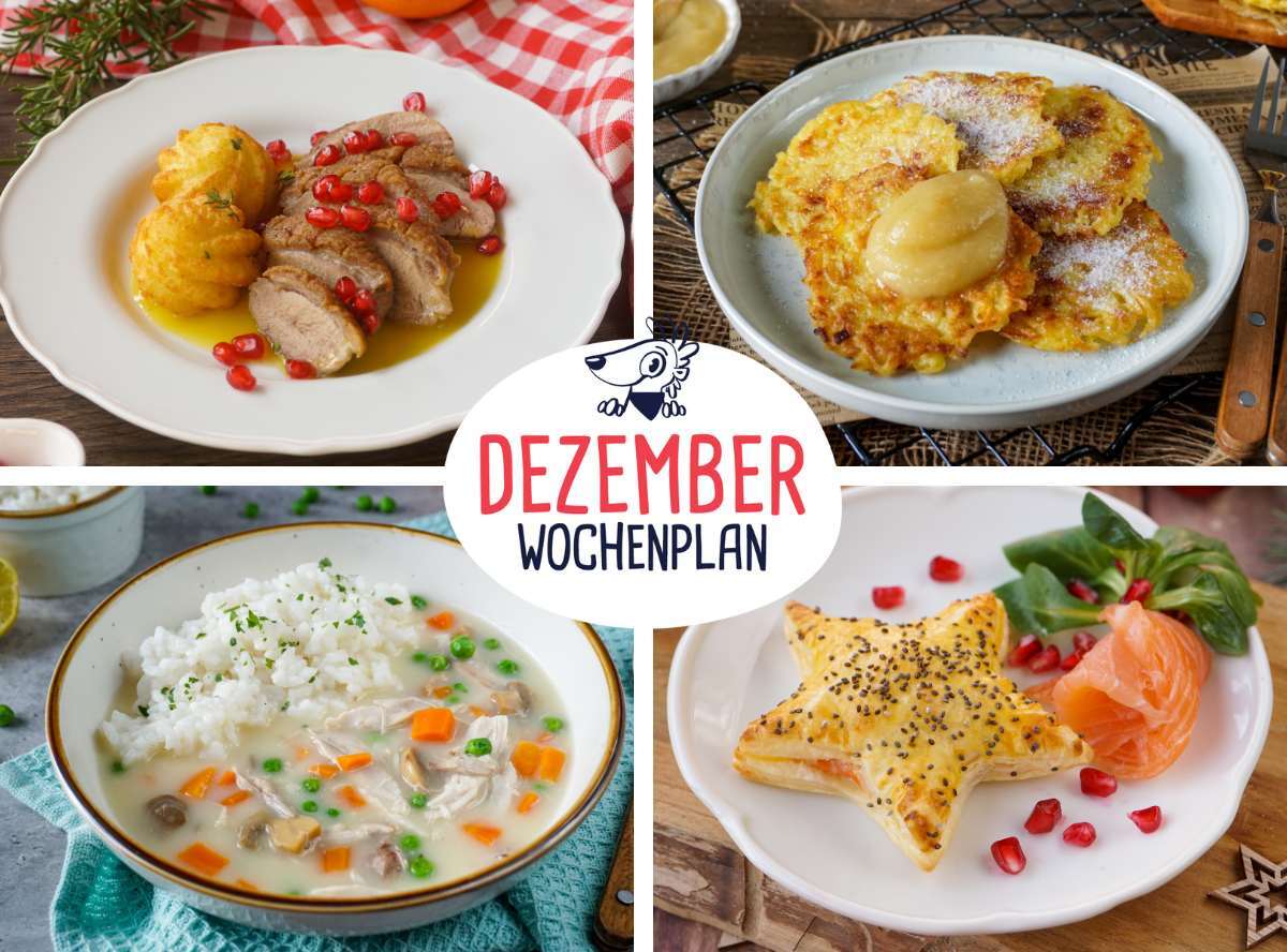 Wochenplan Dezember Rezepte Wochenplan Dezember Rezepte