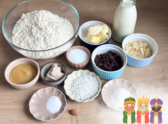 Dreik&ouml;nigskuchen Zutaten