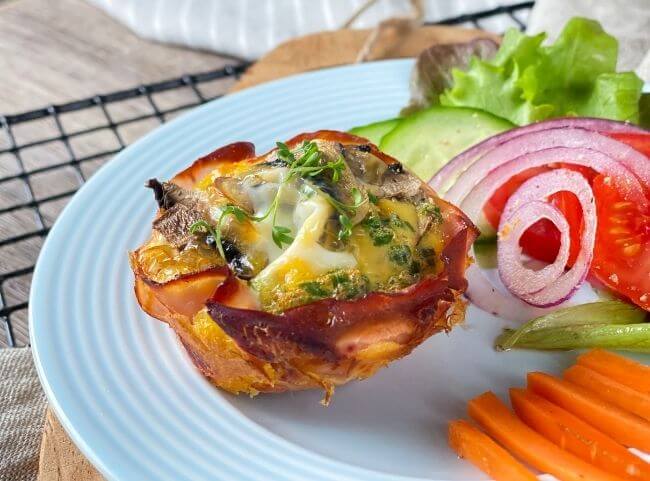Low Carb Fr&uuml;hst&uuml;ck Muffin Ei