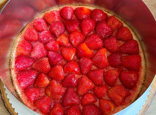 Einschulung Torte Erdbeeren Einschulung Torte Erdbeeren