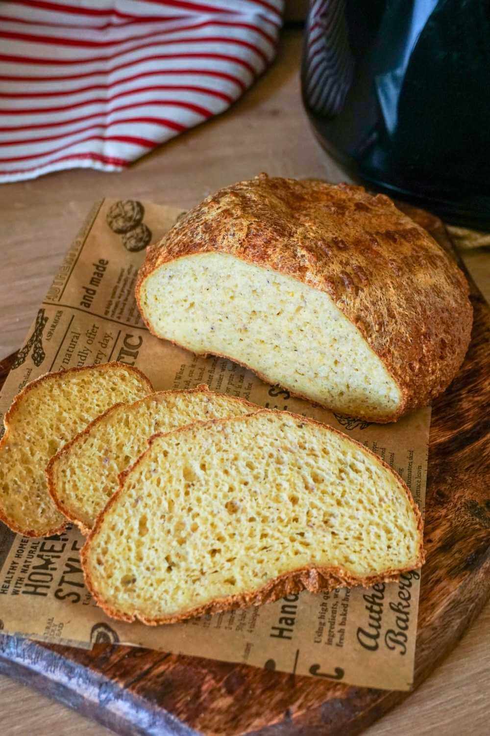 Eiweißbrot in der Heißluftfritteuse backen Eiweißbrot in der Heißluftfritteuse backen
